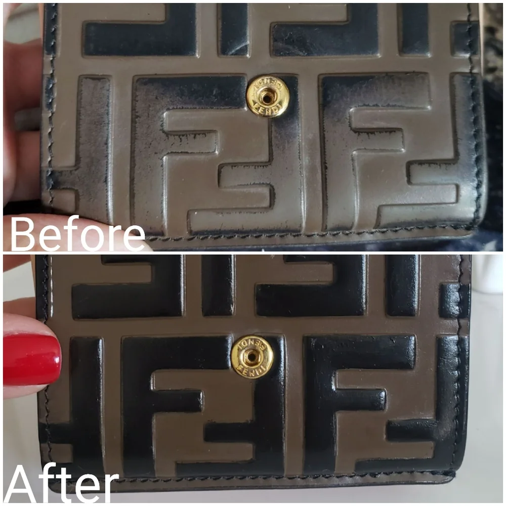 Authentic Pre-owned Fendi Zucca F Is FF Micro Trifold Compact Wallet - Picture 12 of 16